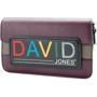 Жіноча сумка крос боді David Jones бордова (7771688)