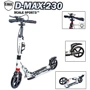 Двухколесный самокат Scale Sports. D-Max -230. White. Ручной тормоз!: Максимальная допустимая нагрузка, кг 115 кг