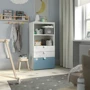 Шафа ІКЕА SMÅSTAD/PLATSA 60х42х123 см біло-блакитна з 3 ящиками (695.439.24) фото 4