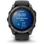 Смарт-часы Garmin Fenix 8 Pro MicroLED 51mm Sapphire Carbon Grey DLC Titanium with Black/Pebble Grey Silicone Band (010-03380-01)