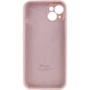 Чехол для iPhone Mobile Case Silicone Case Full Camera Protective Pink Sand for iPhone 15 Plus: Тип чехла накладка на заднюю часть