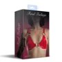 Лиф из натуральной кожи Feral Feelings - Bikini Top Red