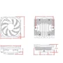 Кулер ID-COOLING IS-37-XT Black: Кількість вентиляторів, шт 1