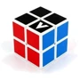 V-CUBE 2х2 white Кубик 2х2 белый плоский