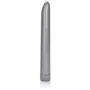 Большой пластиковый вибратор XXL Massager Platinum, 25x4 см, серебристый