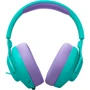 Наушники JBL Quantum 100M2 Cyan (JBLQTUM100M2CYN): Тип крепления оголовные