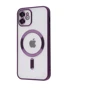 Чехол для iPhone TPU Case Metal Matte Case with Magnetic Ring Deep Purple for iPhone 14 Pro