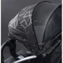 Коляска Coletto Jokko 9023-CJo-10, black scotch, черный/серый: Ширина шасси 58