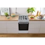 Плита комбинированная Gorenje GK5B41WH: Количество газовых конфорок 4