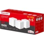 Маршрутизатор Wi-Fi Mercusys Halo H60X 3-Pack: Кількість LAN портів 3