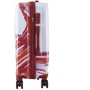Чемодан Semi Line 24" (M) White/Red Print (T5654-2): Фактура Матовая, Гладкая