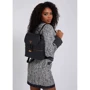 Жіночий рюкзак Guess Helaina Flap Backpack чорний (HWVB8403320-BLA): Фактура Зернистая, Матовая