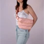 Жіноча сумка поясна Heys Puffer Waist Bag Rose рожева (30125-0025-00): Застібка Молния