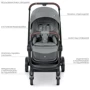 Коляска универсальная 2в1 El Camino Persona ME 1091-B (grey) фото 11