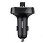 Зарядное устройство Baseus Car Charger 2хUSB T Shaped S-09 Car Bluetooth MP3 Player Black (CCMT000301): Количество USB-портов 2