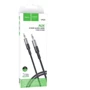 Кабель Hoco Audio Cable AUX 3.5mm Jack UPA23 1m Metal Gray: Тип Mini-jack 3.5mm - Mini-jack 3.5mm