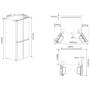 Холодильник Side-by-Side Hisense RQ515N4AC2: Размеры ВxШxГ, см 181.7x79.4x 64.3