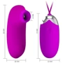 Комплект из виброяйца и вакуумного стимулятора Pretty Love ORTHUS Multifunctional 2 in 1, BI-014901W