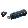USB-флешка Corsair 16GB Padlock 3 USB 3.0 Black / Blue (CMFPLA3B-16GB): Максимальна швидкість запису, МБ / с 20