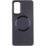 Чехол для телефонов TPU Case Bonbon Metal Style with MagSafe Black for Samsung A346 Galaxy A34 5G