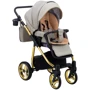 Коляска 2 в 1 Adamex Barcelona Polar (Gold) BR451 (624632): Материал колес полиуретан