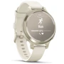 Смарт-часы Garmin Lily 2 Active Lunar Gold with Bone Silicone Band (010-02891-00): Материал корпуса Анодированный алюминий