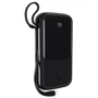 Зовнішній акумулятор Baseus Power Bank 20000mAh з Lightning Cable Q Pow Display 15W Black (PPCX000202): Кількість USB 4