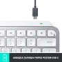Клавіатура Logitech MX Keys Mini Minimalist UA Pale Grey (920-010499) фото 7
