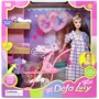 Кукла беременная типа Барби Defa Lucy 8049 с ребенком и аксессуарами фото 4