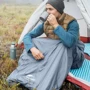 Спальный мешок Naturehike Lightweight Summer LW180 NH21MSD09, (15°C), p-p M, коричневый (6927595777954): Тип одеяло