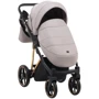 Коляска 2 в 1 Adamex Belissa Special Edidion (Gold) PS-608 капучино - капучино кожа (перфорация): Материал колес резина