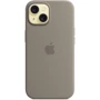 Чехол для iPhone Apple iPhone 15 Silicone Case with MagSafe - Clay (MXPG3ZM/A): Материалы Силикон