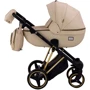 Коляска 2 в 1 Adamex Mimi Polar (Gold) шкіра 100% CR305 бежева шкіра - бежева шкіра (видавлені точка) (623904): Кількість блоків 1
