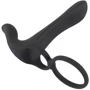 Насадка на пенис с эрекционным кольцом Orion Black Velvets Couple's Vibrator