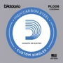 Струна для гитар Струна D`ADDARIO PL008 Plain Steel 008