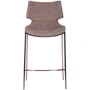 Стул барный AMF Noir brass/ basalt (545662): Материал каркаса металл, искусственная кожа