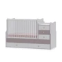 Детская кроватка-трансформер Bertoni MAXI PLUS NEW (white/cappuccino)