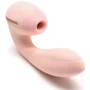 Вакуумный вибратор Kistoy Tina Mini Light Pink, вагинально-клиторальный