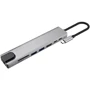 Адаптер XOKO USB-C to RJ45+HDMI+2xUSB3.0+TF+SD+PD+USB-C (XK-AC550-SL)