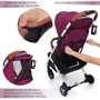 Візок Bambi Yoga II M 3910-9 Малинова: Матеріал коліс поліуретан