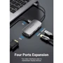 Адаптер Vention Adapter USB-C to HDMI+VGA+USB3.0+PD 100W (TOAHB): Интерфейс подключения USB-C