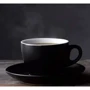 Набор чашек для капучино Churchill Menu Shades Ash Black 6 шт 300 мл (ZCSAC121_le): Форма круглая