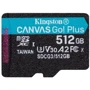 Карта памяти Kingston 512GB microSDXC Class 10 UHS-I U3 V30 A2 Canvas Go Plus + adapter (SDCG3/512GB): Объем 512 ГБ