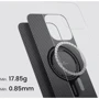 Чехол для iPhone Pitaka Black/Grey Ultra-Slim Case Black/Grey Twill (KI1601A) for iPhone 16: Тип чехла накладка на заднюю часть