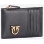Жіночий гаманець PINKO AIRONE CARDHOLDER VITELLO SETA чорний (100251A0F1Z99Q): Тип Кошельки