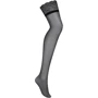 Чулки Obsessive Chemeris stockings Вlack, XS/S