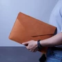 INCARNE Handmade Leather Cover Magnetic Message Cognac for MacBook Air 15" M3 | M2 (2024 | 2023): Тип чехла чехол-папка