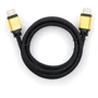 Кабель і перехідник HDMI to HDMI 3.0 m V2.0 metal Vinga (VCPDCHDMI2VMM3BK)