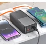 Зовнішній акумулятор Hoco Power Bank 30000mAh J119B Sharp Charger with cable 22.5W Black: Вбудований кабель Apple Lightning / USB Type-C