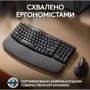 Клавиатура Logitech Wave Keys Bluetooth/Wireless Black (920-012304): Тип клавиш мембранный